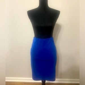 Brat Star Blue Solid Skirt, Large